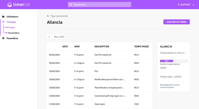 Suivez les projets